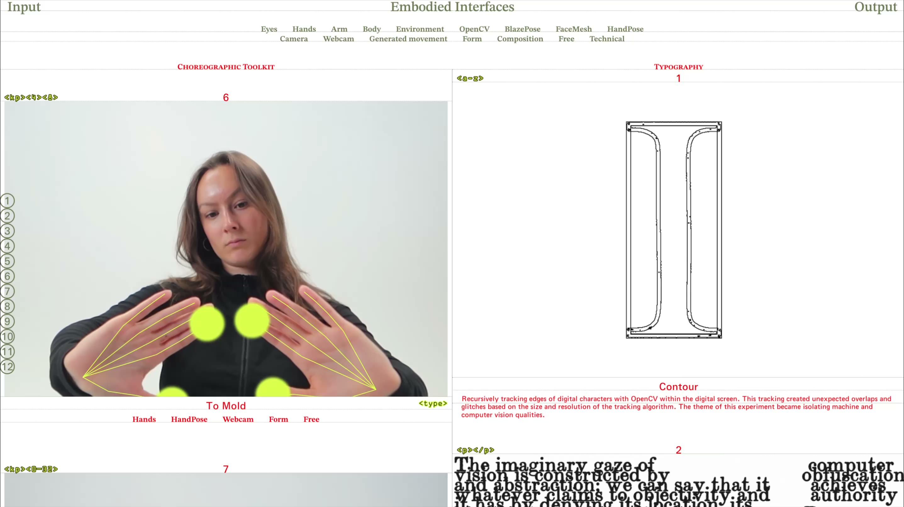 Embodied Interfaces master thesis by Desirée Solenberger