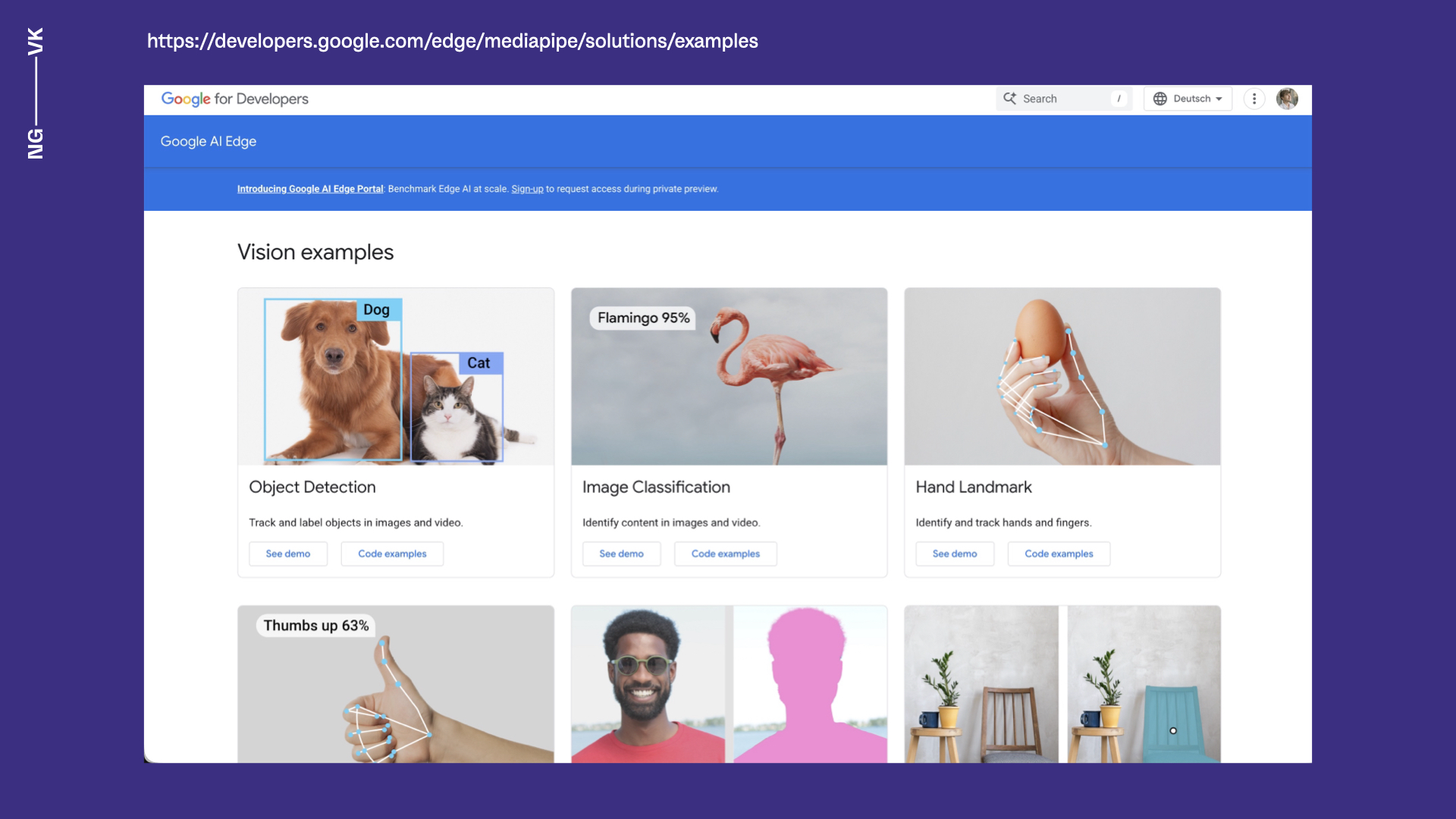 Mediapipe tracking examples