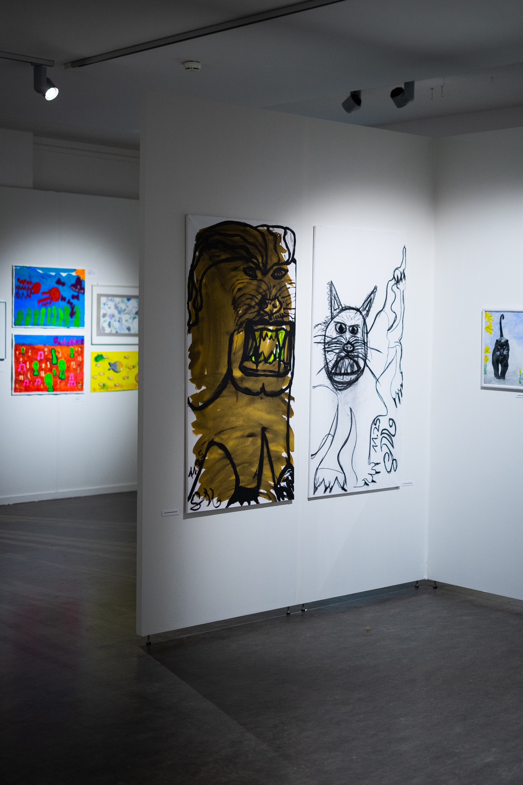 Exhibition detail of Tiere / Animaux in Dreiländermuseum Lörrach