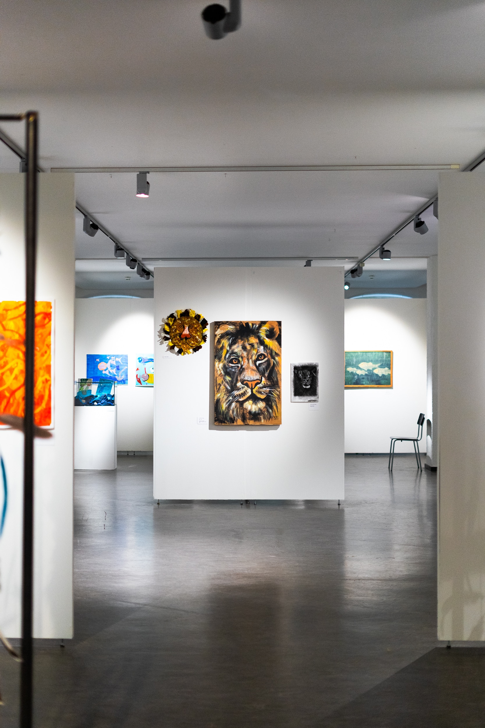 Exhibition detail of Tiere / Animaux in Dreiländermuseum Lörrach