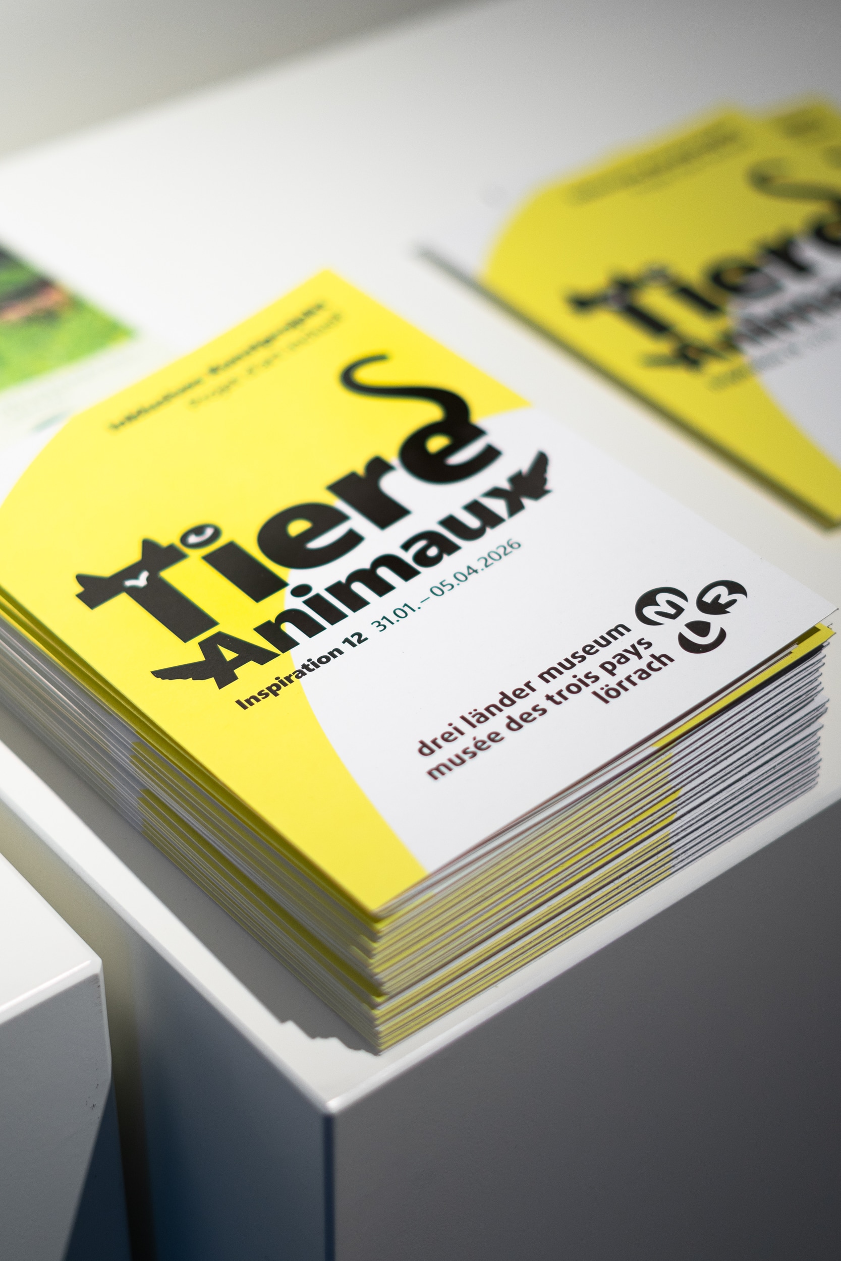 Booklet detail of Tiere / Animaux