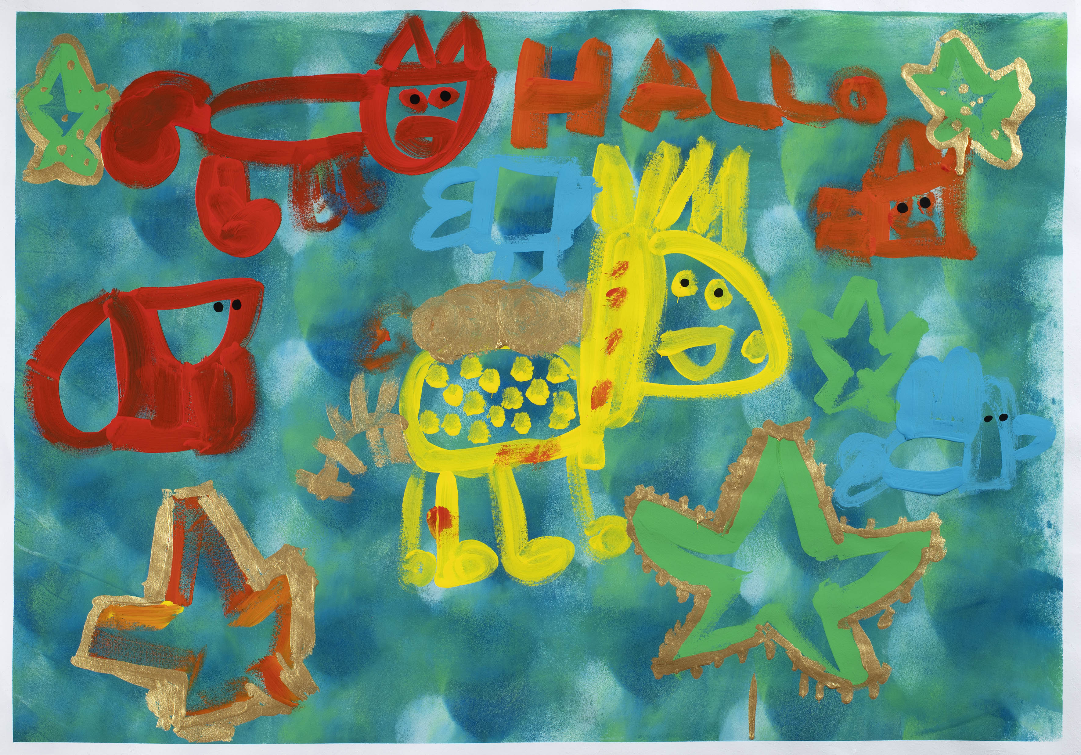 Colorful animals by Nava Meier